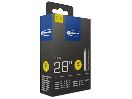 Schwalbe binnenband SV20 28" 18/25-622/630 FV 80mm